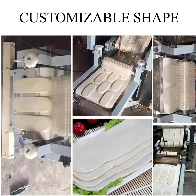 Automatic Cake Press Machine Customizable Leaved Pancake Machine For Sale