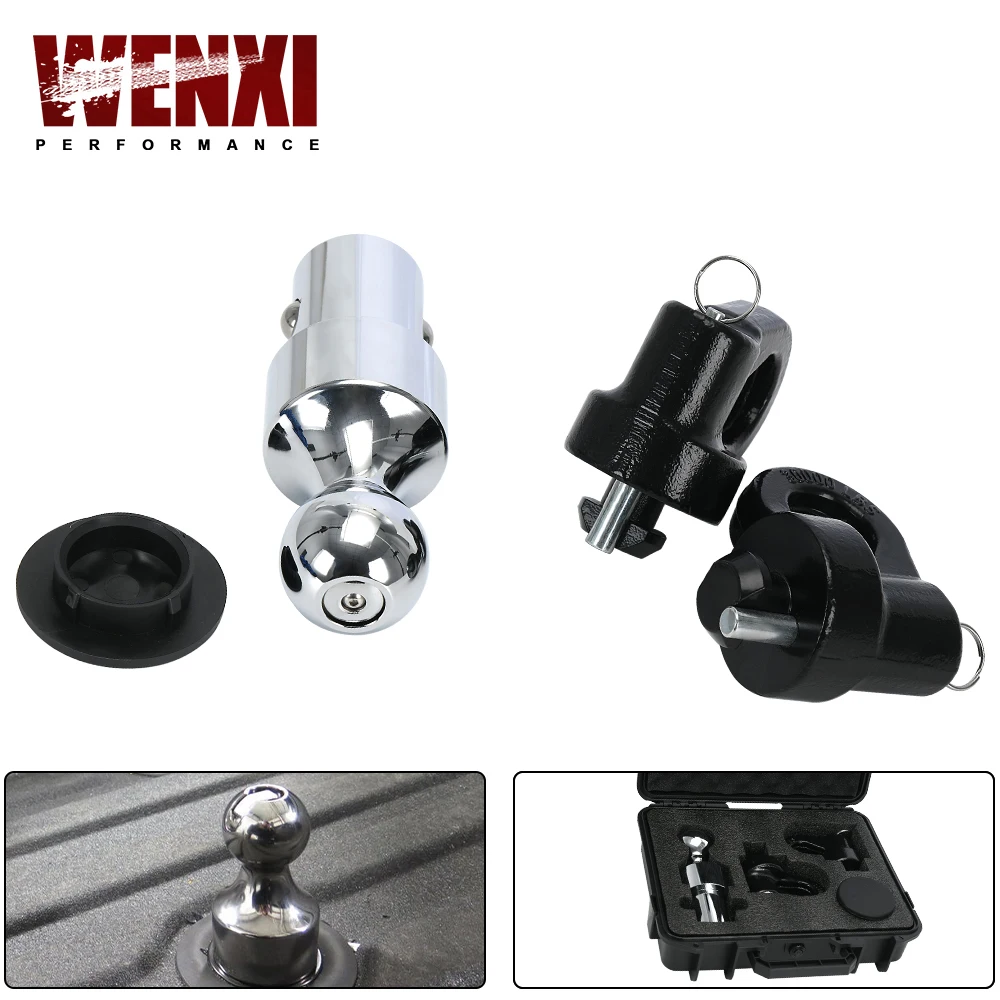 

60639 нажимная система Puck 2-5/16 дюйма, комплект сцепки Gooseneck для Chevy Ford GMC Nissan Titan XD Puck System