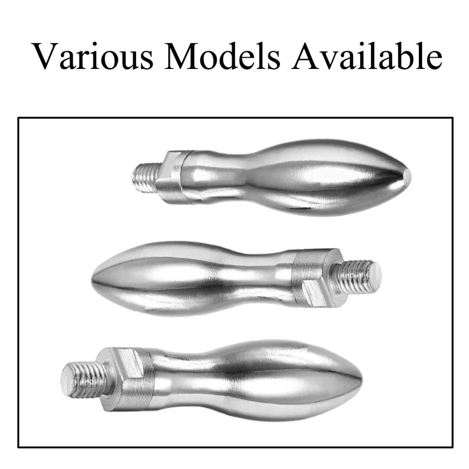 1Pcs M8 M10 M12 Fräsmaschine Handrad Revolving Griff Grip Außengewinde Griff Metall Revolving Griff