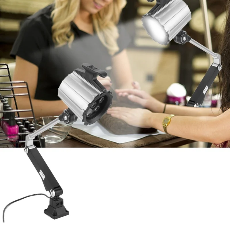 LED Long Arm Adjustable Multipurpose Worklight With Screw Fixation For Lathe CNC Milling Machine 7W 24V