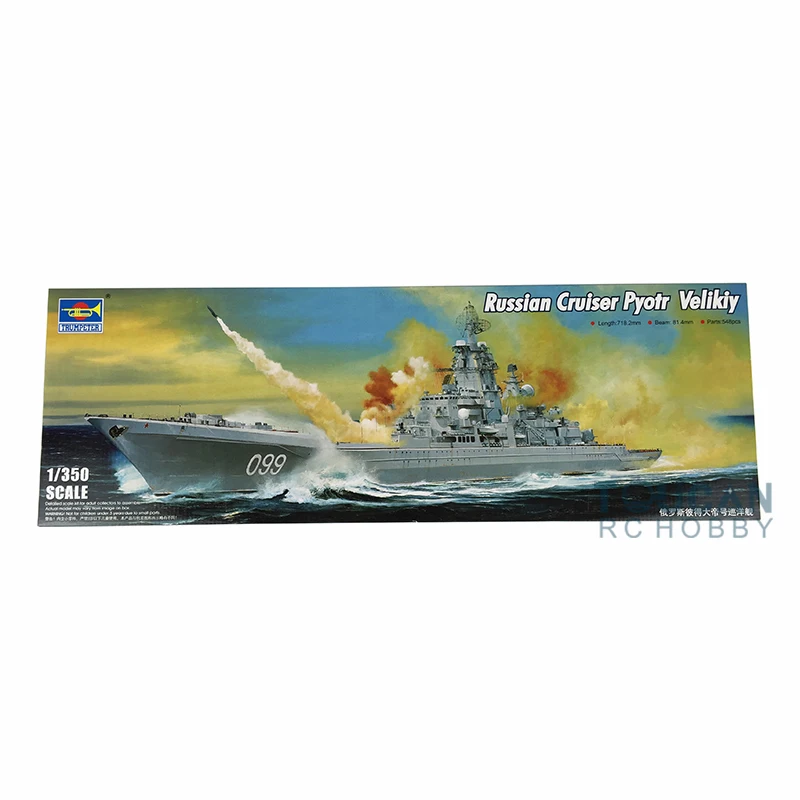 Trumpeter 04522 1/350 Russian Cruiser Kilov Class Peter The Great Model Boat Kit TH05428-SMT2