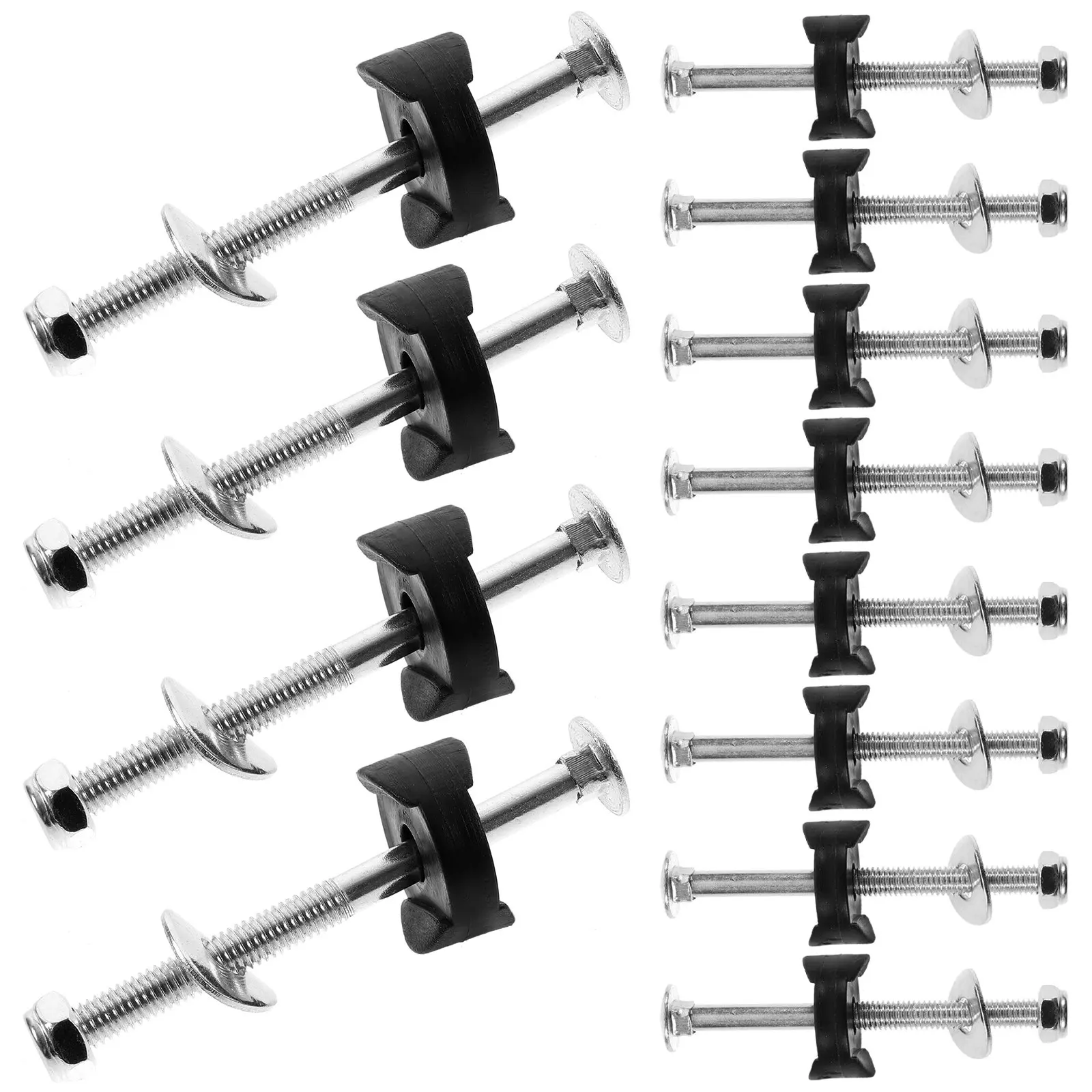 

12Pcs Trampoline Screws Heavy Duty Long Fixing Screws for Safety Enclosure Sturdy Wear Resistant Anti Falling Trampoline