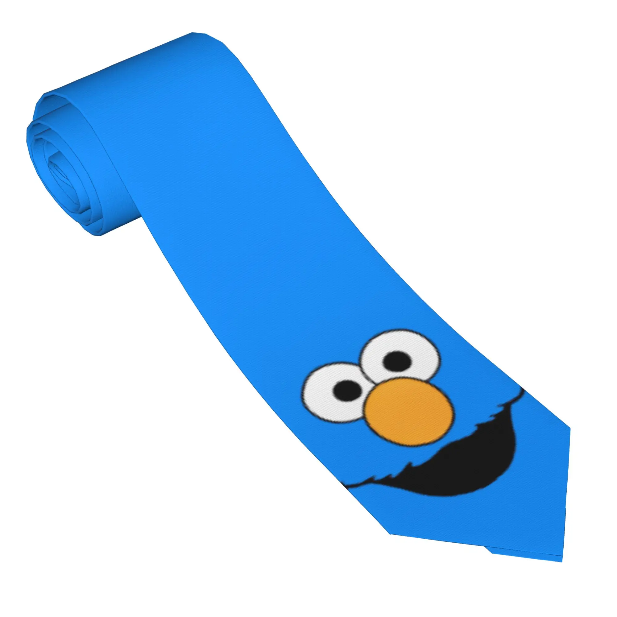 Галстук-бабочка S-Sesame Street Elmo для мужчин, узкий, 8 см, с изображением персонажей из мультфильма «Улица Сезам», для повседневной носки, деловой стиль