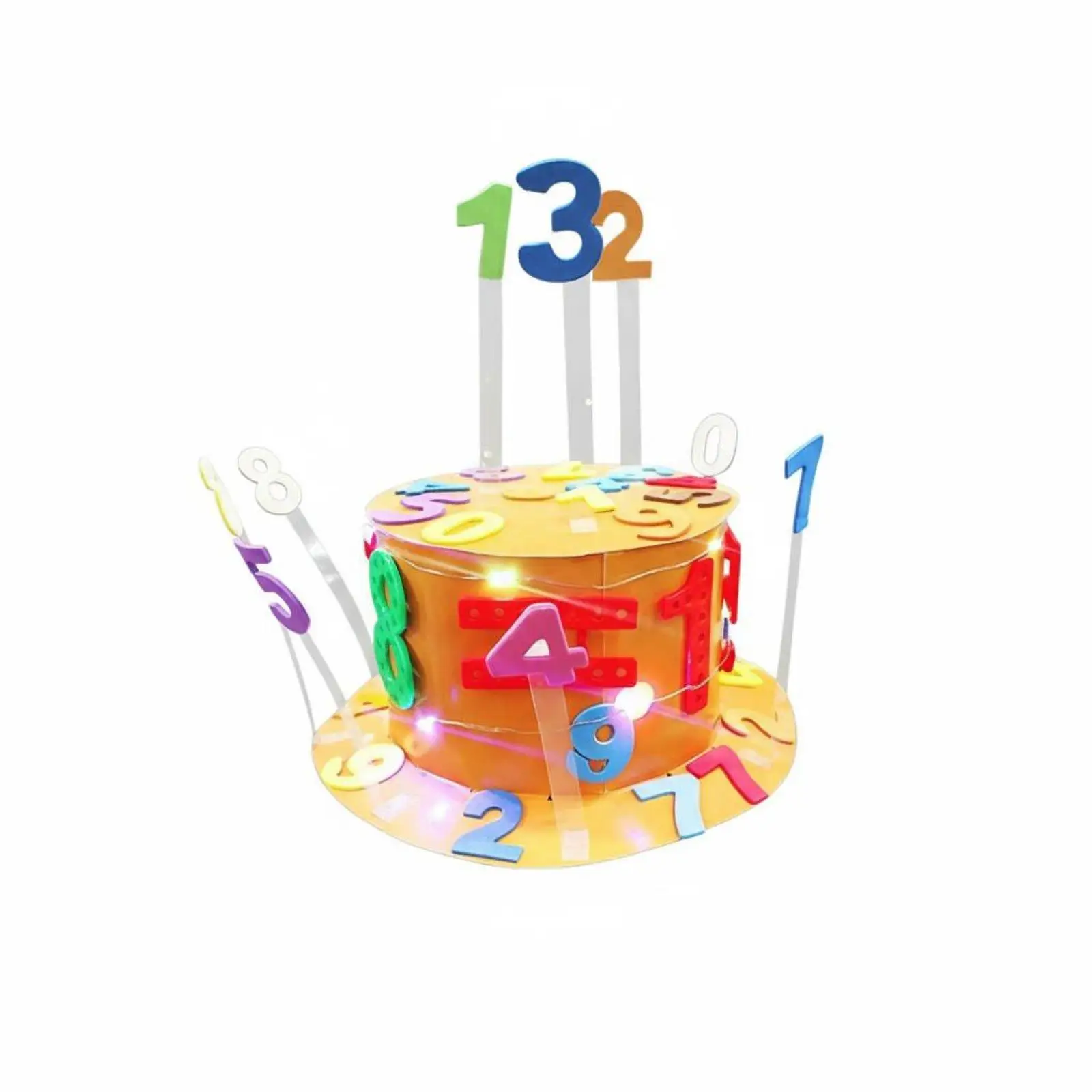 Experimental Science Experiment Hat Learn Numbers and Letters Electric Rotating