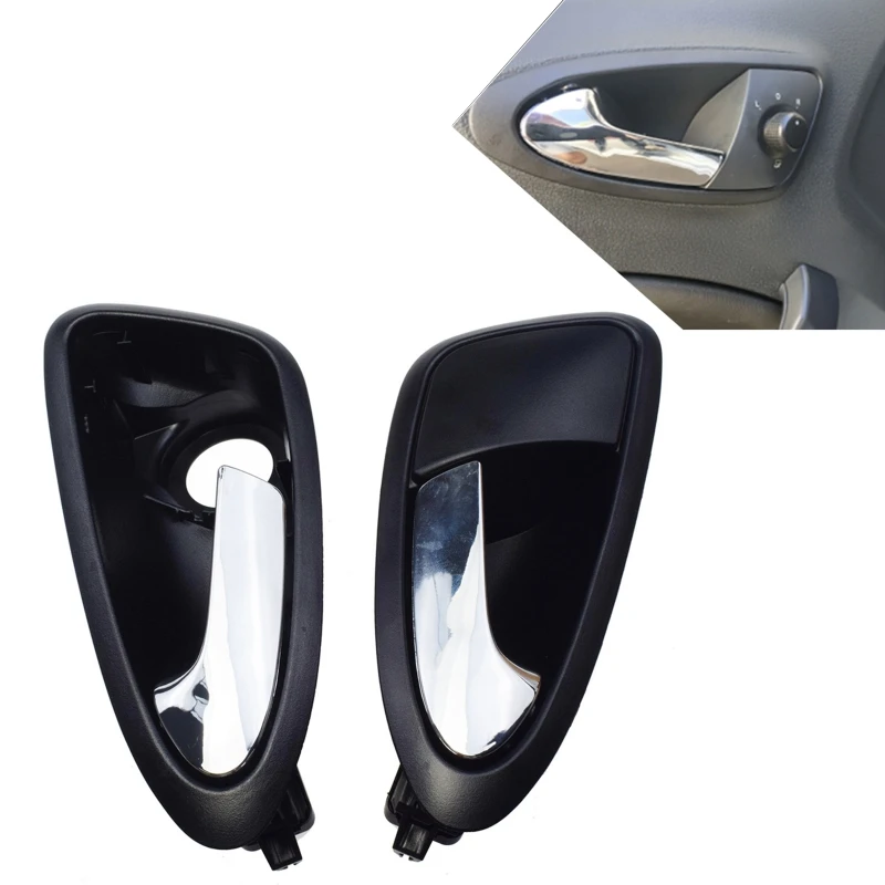 Left or Right Plastic Car Interior Inside Door Handle Knob For SeatIbiza 6J1837113A 6J1837114A Anti-scratch D7YA