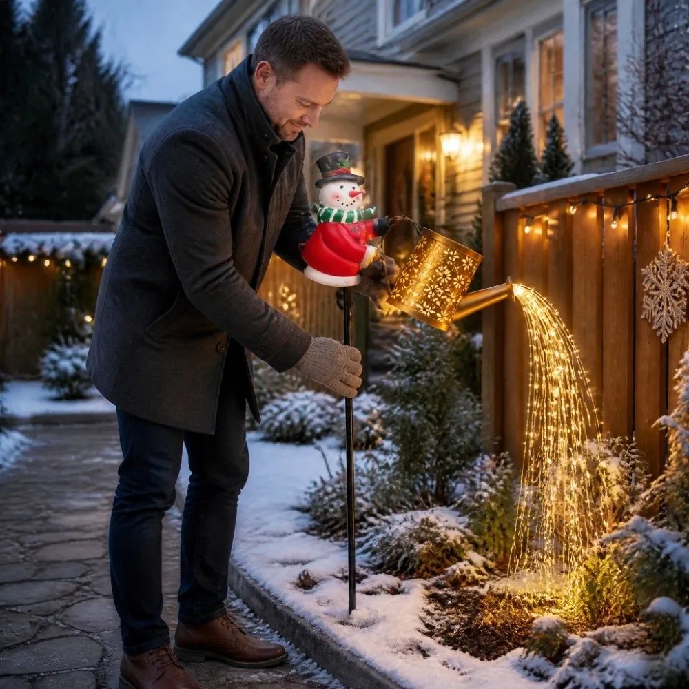 Solar Powered Christmas Solar Light Waterproof Weather Resistant Solar Garden Light Decorative Design LED Light