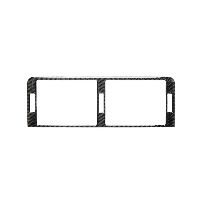Carbon Fiber Central Air Outlet Stickers For BMW 3 Series E46 1998 1999 2000 2001 2002 2003 2004 2005 Car Interior Accessories