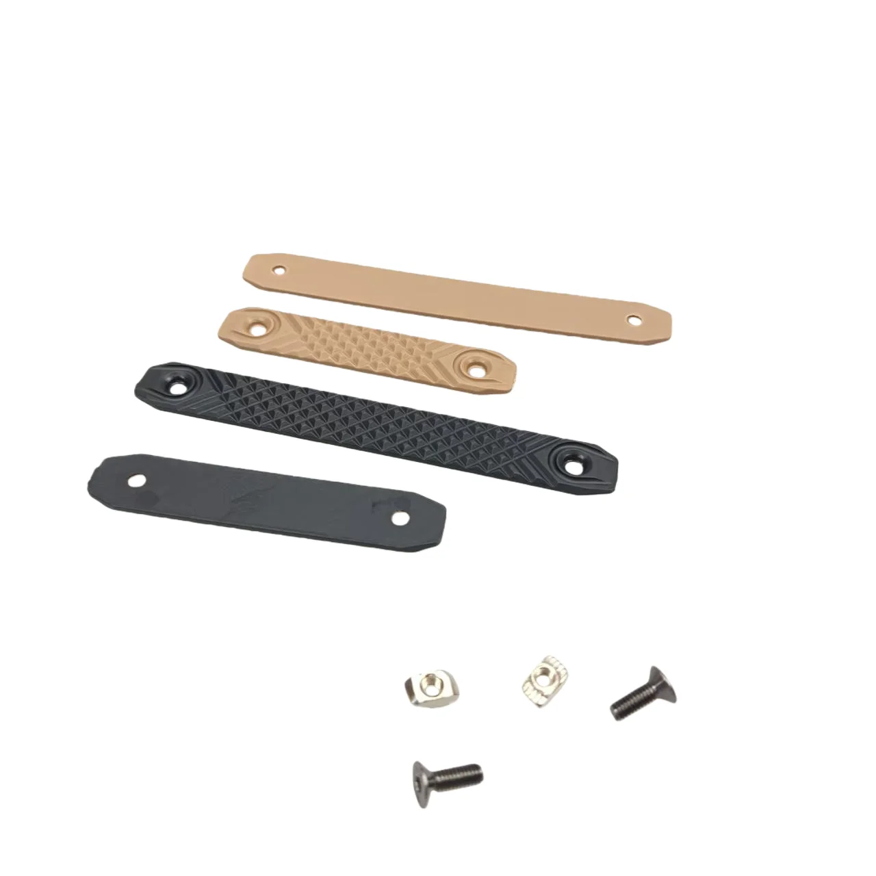 MLOK cubiertas riel de guardamanos nailon y G10 panal arena