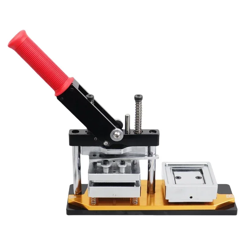 NewNew in stock 63.5*63.5mm 2.5 Inch Photo Square Button Badge Fridge Magnet Making Machine Magnet Photo Making Machine