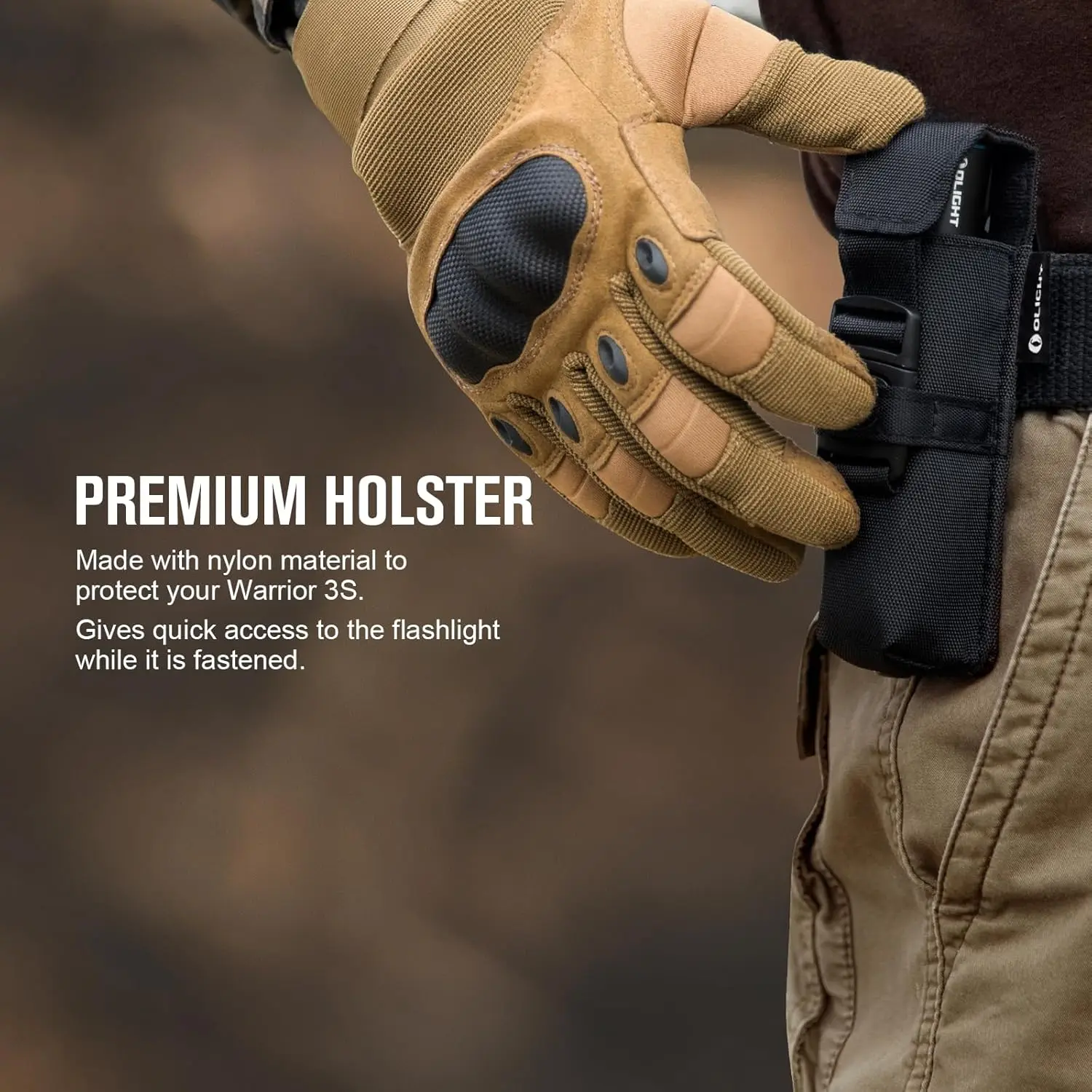 2300 Lumens Rechargeable Tactical Flashlight, Compact Dual-Switches LED Bright Light with Proximity Sensor for Emergency EDC