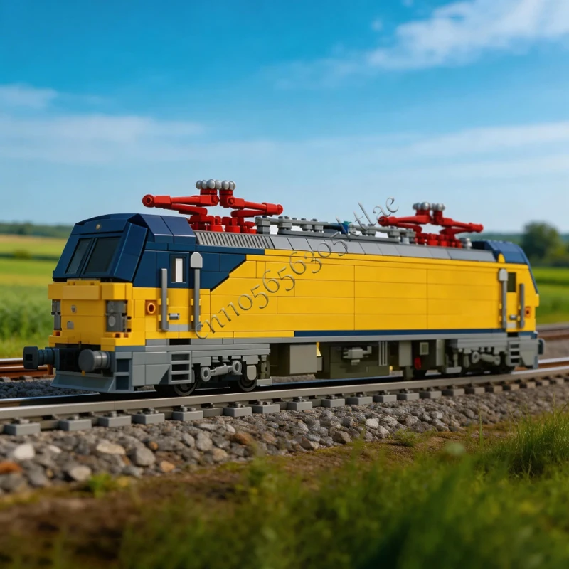 

1355 PCS MOC City Transportation Electric Locomotive Model Custom Puzzle Bricks DIY Creative Assembly Children Puzzle Xmas Gift