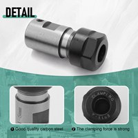 A34R 7Pcs ER11 1-7Mm Spring Collets With ER11A 5Mm Motor Shaft Holder Extension Rod
