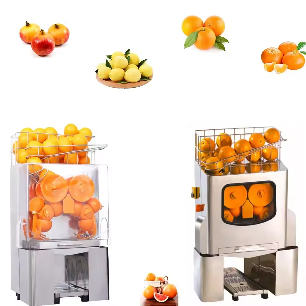 Commercial Stainless Steel Fresh Fruit Juicer Lar Automatic Peeler Oran Pomegranate Lemon DC Juicer