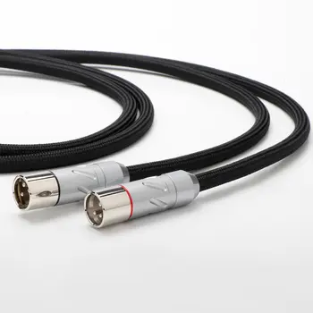 Monosaudio PS75X0R 純銀 XLR 平衡互連線,鍍銠 XM700R 和 XF700R XLR 連接器插頭 10 最佳銷售 純銀線纜 - №8