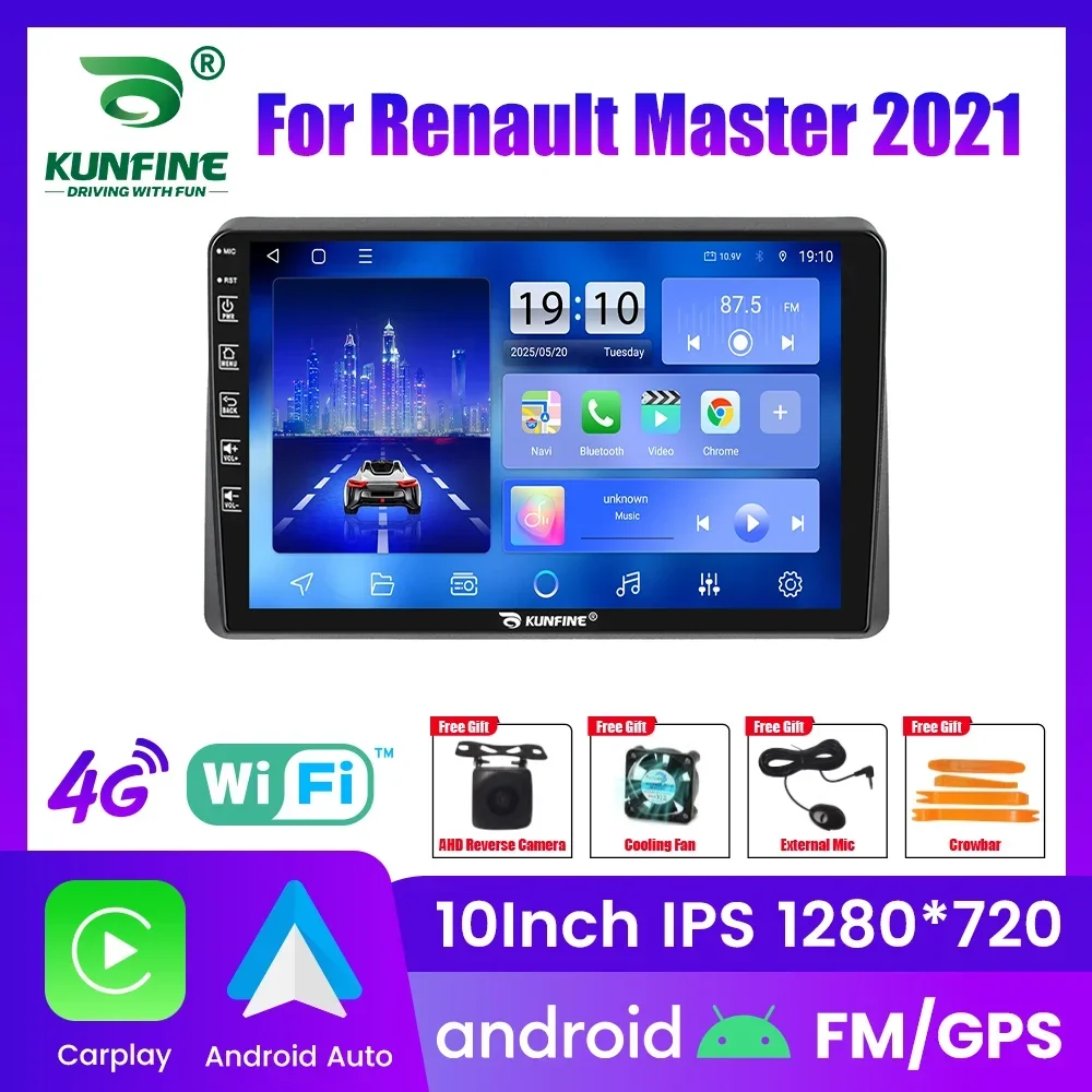 

10.33" Android Car Radio For Renault Master 2021 GPS Navigation Multimedia Video Player Carplay Android Auto Car Stereo BT FM
