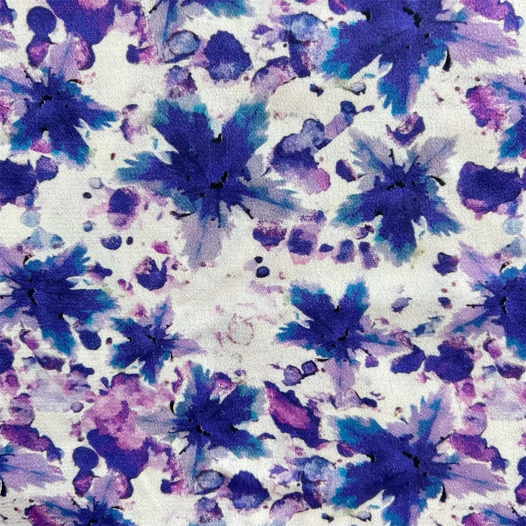 High Quality Custom Traditional soft rayon floral Digital printed viscose rayon fabric rayon material for women clothing