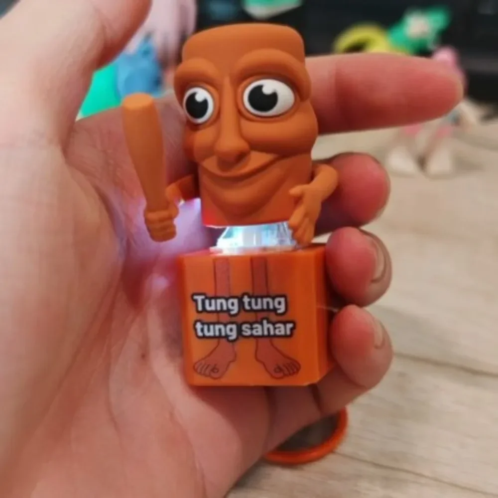 &*& لعبة حزمة تعبيرات Brainrot الفيروسية القابلة للجمع بطباعة ثلاثية الأبعاد، رجل عصا خشبية، مناسبة لعشاق غريب.