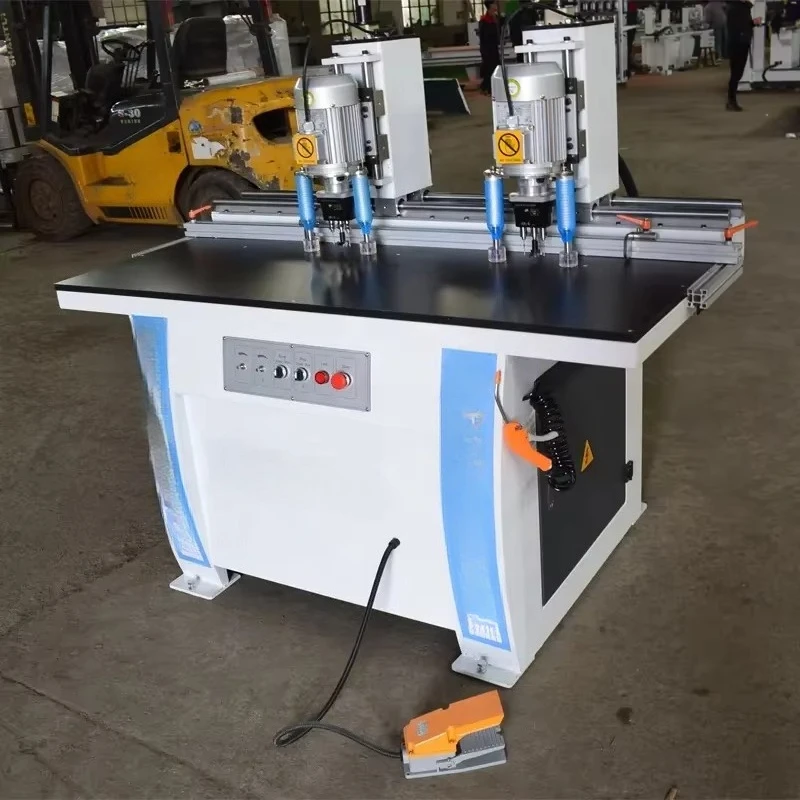 3 Heads Vertical Hinge Boring Machine Woodworking Hinge Drilling Machine for Wood Cabinet Furniture