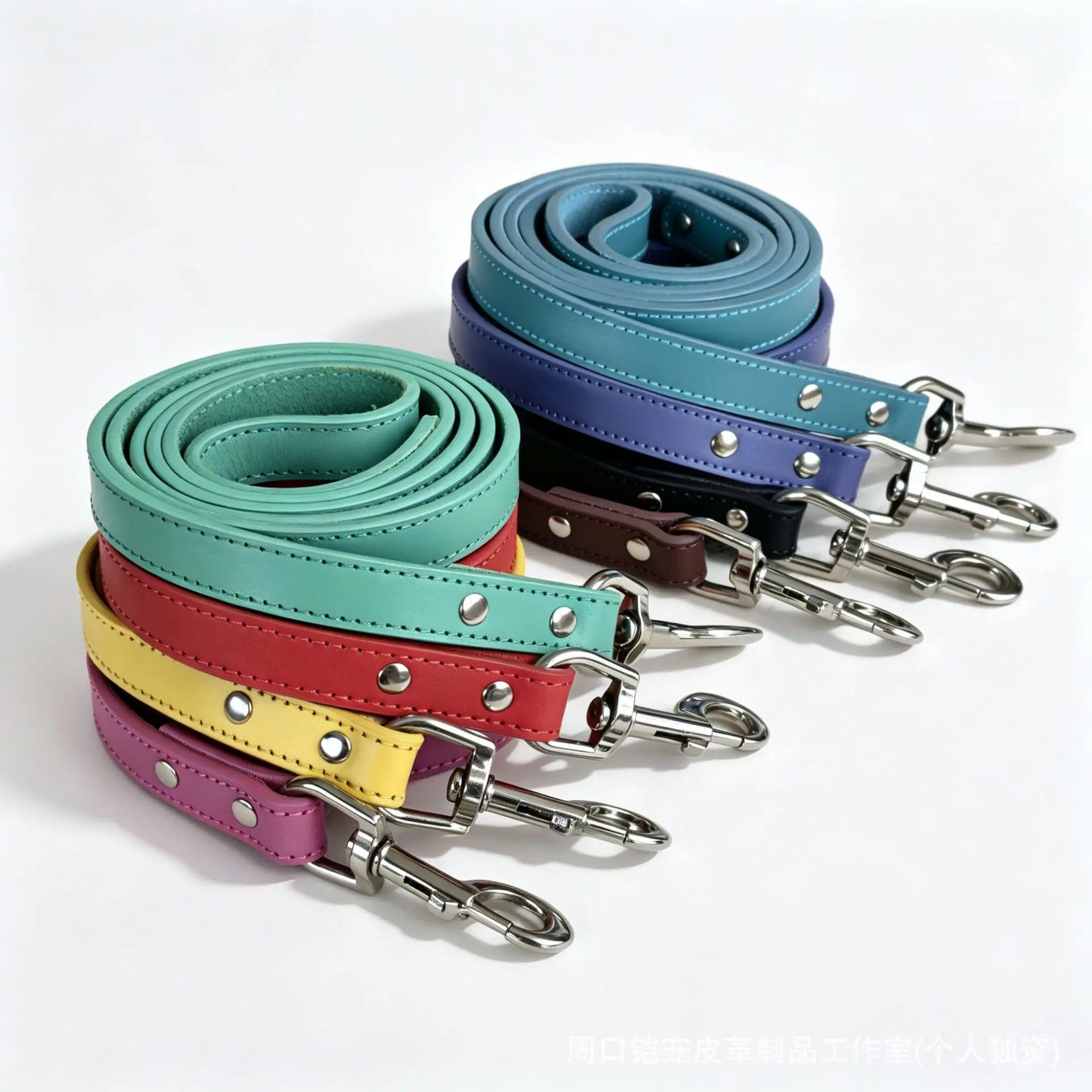 Robuste, dicke Hundeleine aus Leder, breites Hundehalsband aus echtem Leder, Anti-Zug-Hundehalsband und Leine für Greyhound und Whippet