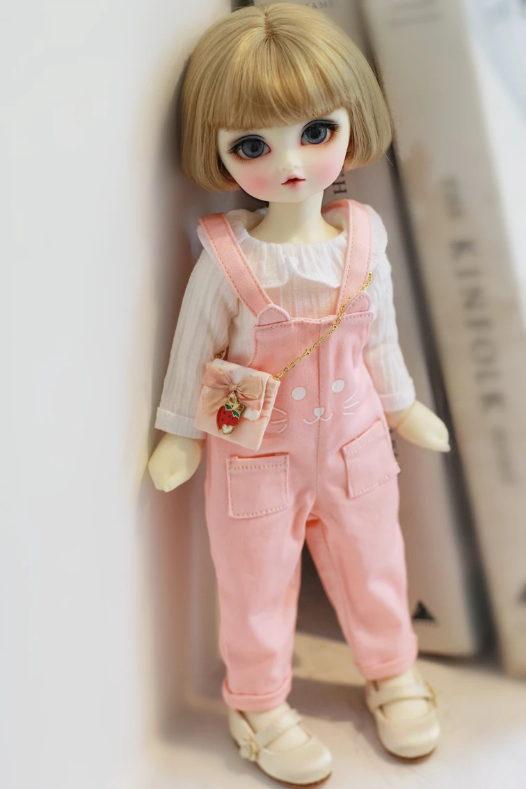 Fits 30cm 1/6 YOSD MYOU BJD Doll Clothes Fashionable shirts, bib pants Toys Gifts