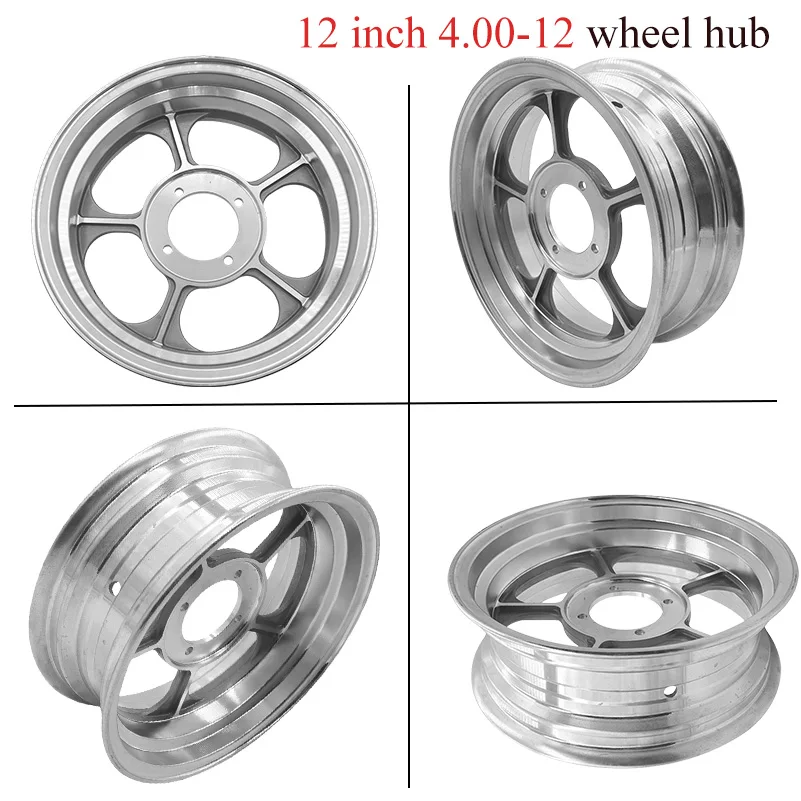 

12 inch 4.00-12 good quality aluminum alloy wheels, suitable for motorcycle, electric tricycle, and scooter parts