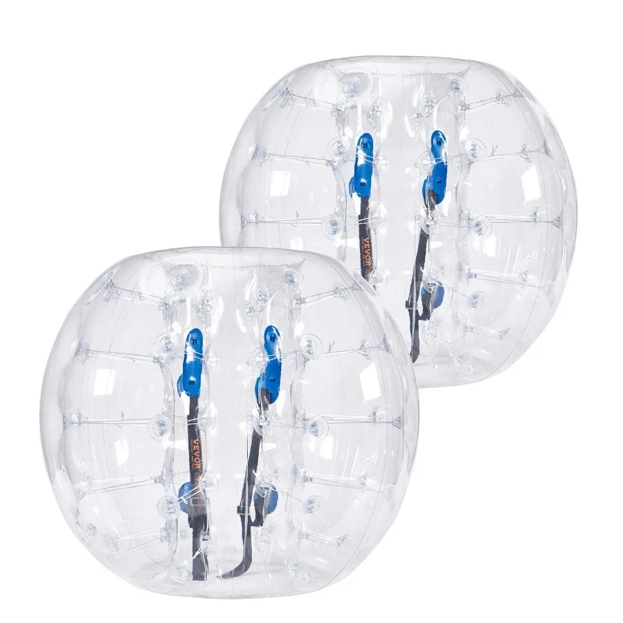 

Inflatable Bumper Balls 2Pack 4FT 1.2M Body Sumo Zorb Balls for Teen 0.8mm Thick PVC Human Hamster Bubble Balls for Outdoor Te