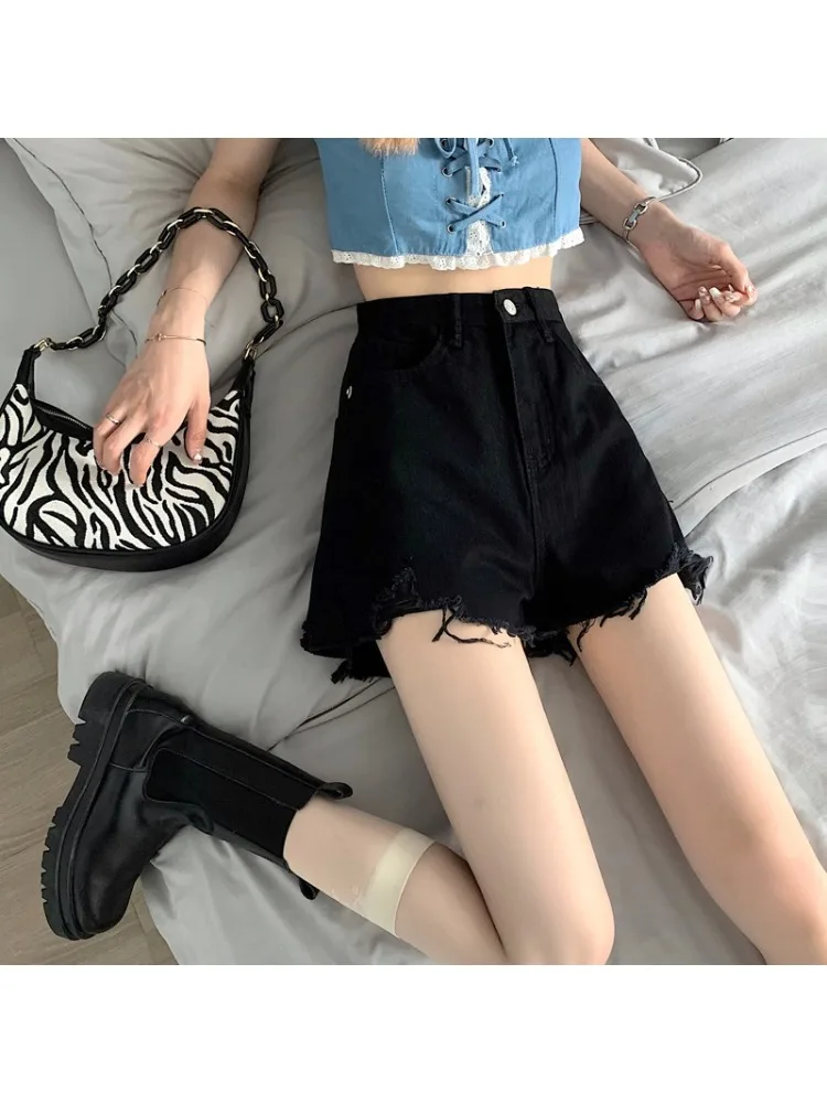 

Black White Floral Lace Lolita Safety Pants Summer Shorts Sweet Loose Underpants Safety Shorts Vintage Pants Victorian Bloomers