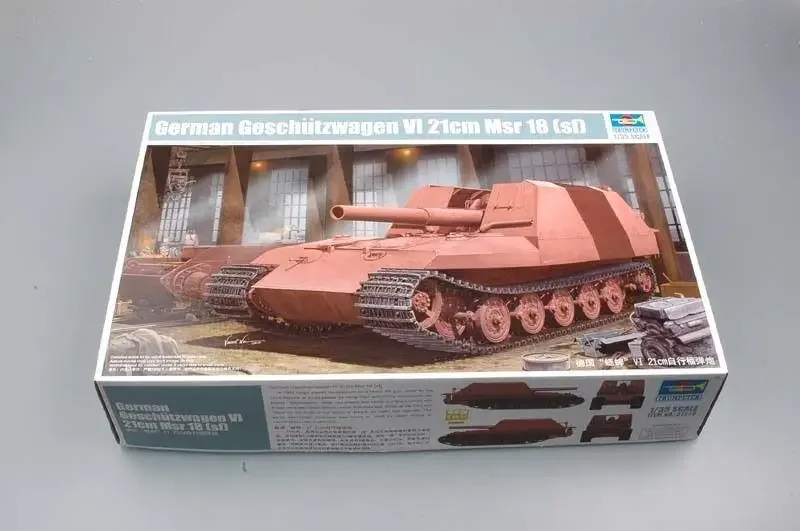 Trumpeter 01540 1/35  Geschutzwagen Tiger Grille21/210 model kit