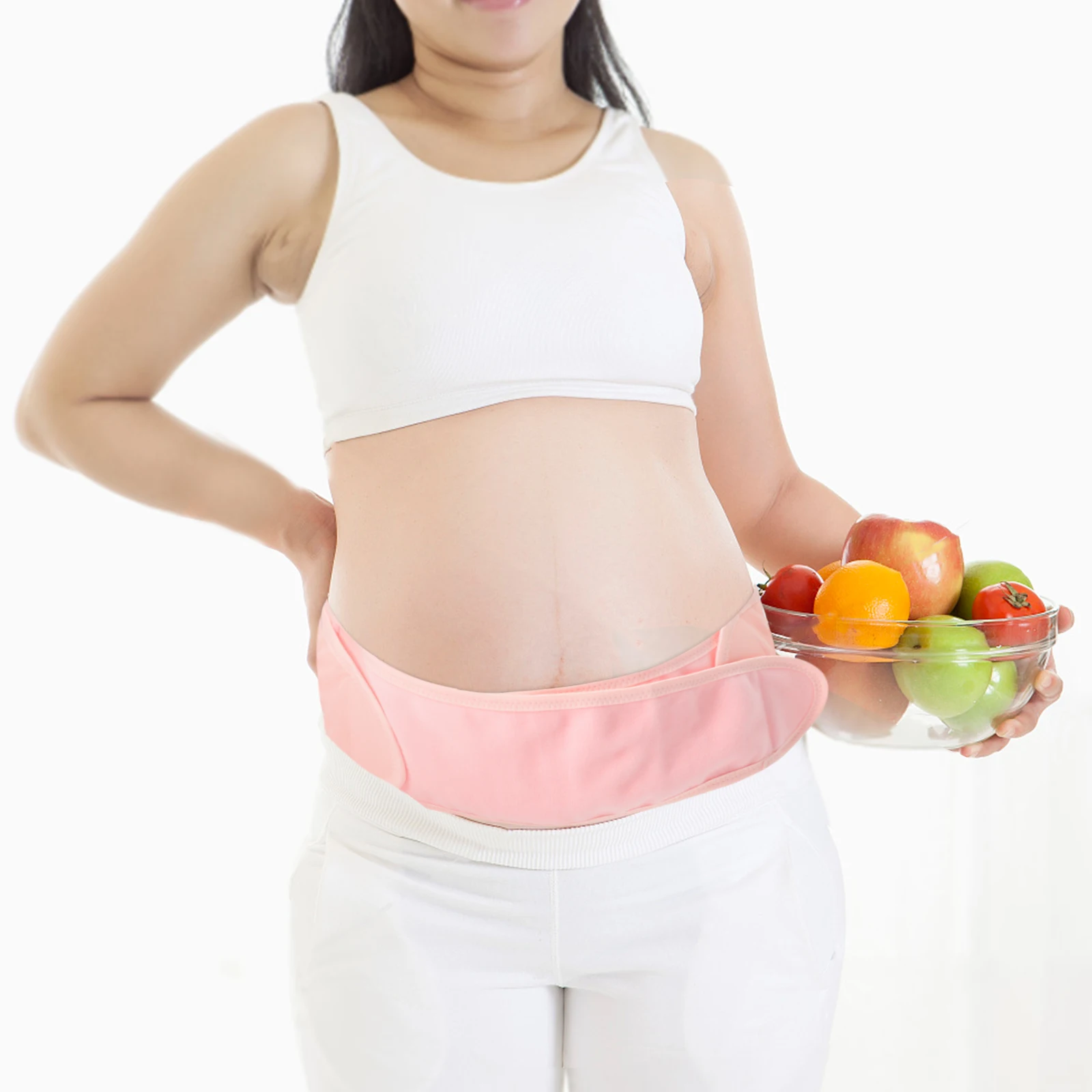 

Maternity Belly Support Belt Pelvic Pregnancy Girdle Postpartum Wrap Bands for Women Adjustable with Six Steel Supports Suitable