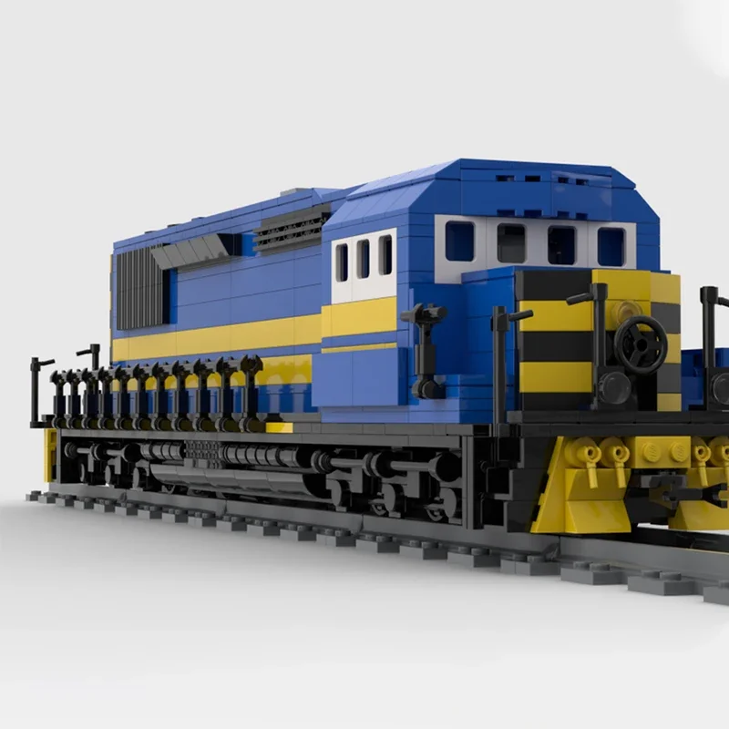 

1221 деталь MOC AWVRes 1206: Конструктор-поезд, Рождественский подарок для энтузиастов, развивающий терпение и концентрацию