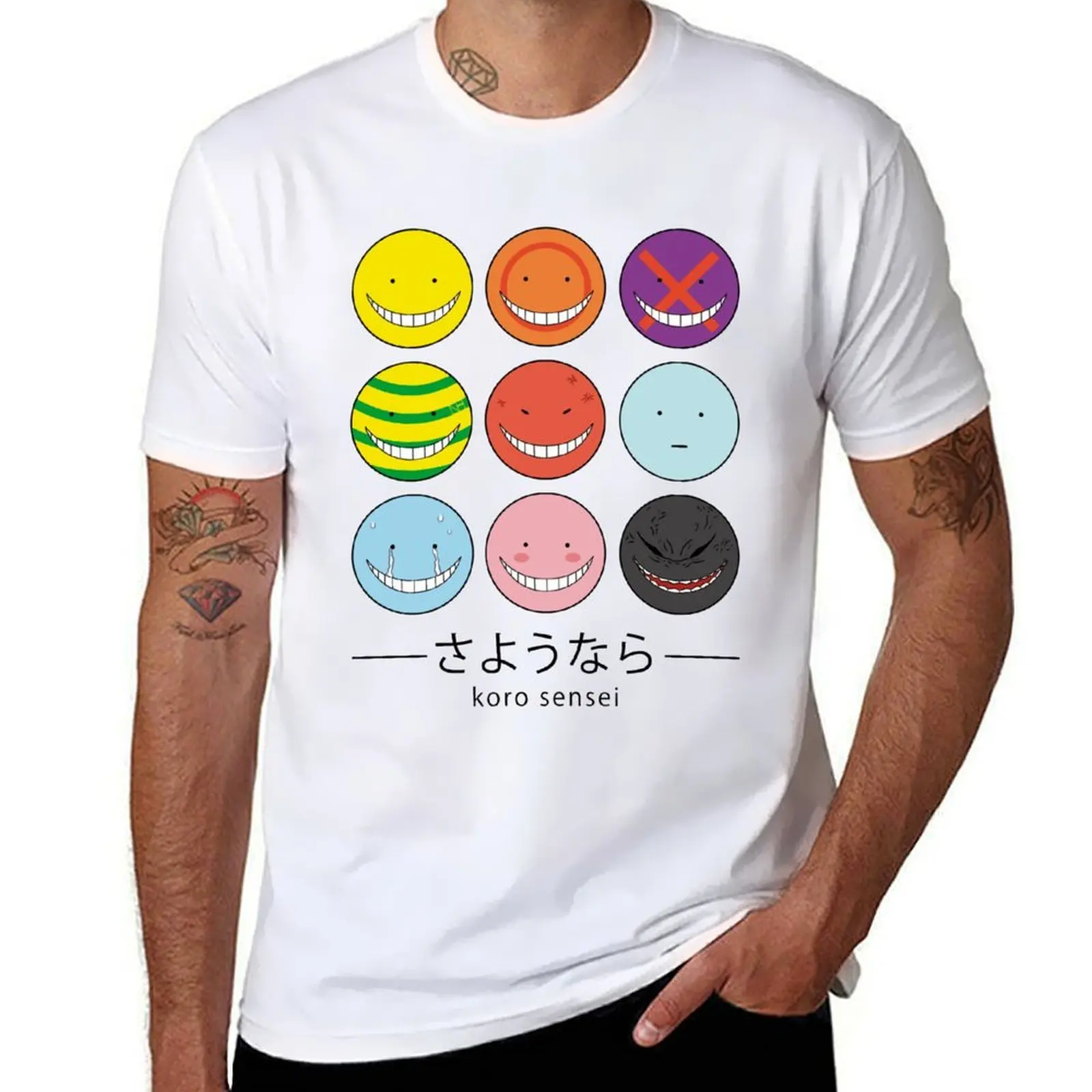 

KORO SENSEI T-Shirt t shirts for man slim fit t shirt man luxury t shirts for man cotton soft T-Shirt