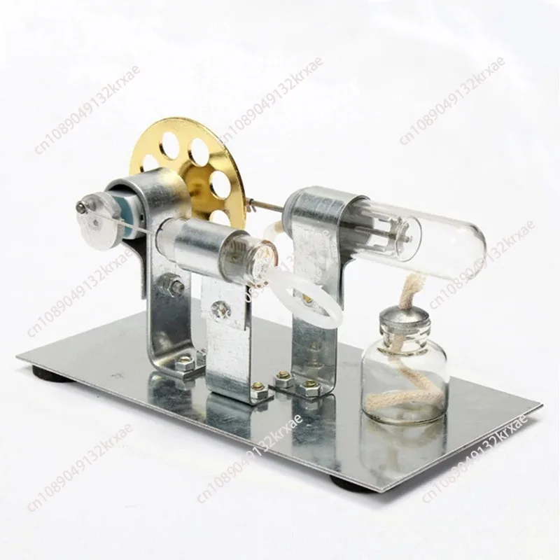 Hot Air Stirling Engine Education Toy Electricity Power Generator DIY Stirling Model Electricity Power Generator Model for Kids