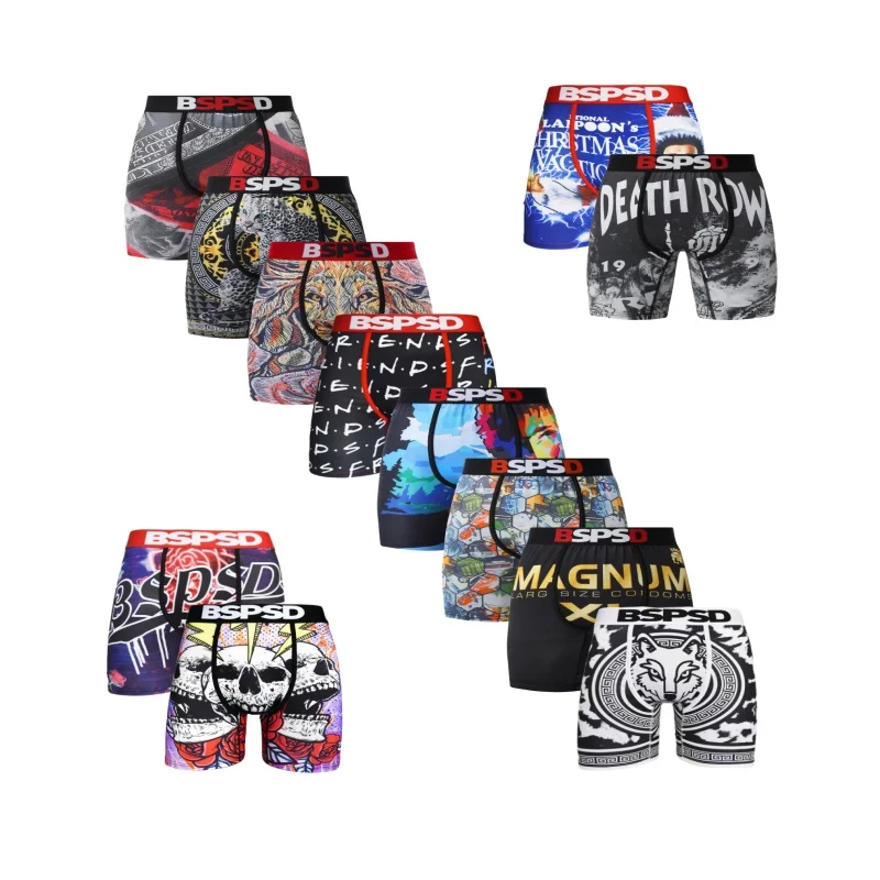 

Сексуальное мужское нижнее белье, боксеры, модные мужские трусы с принтом, дышащие трусы, нижнее белье, большие размеры S-XXL, трусы-боксеры, плавки