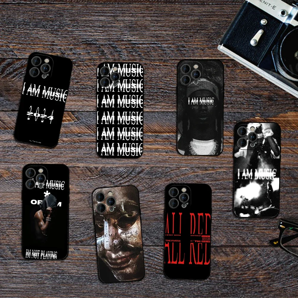 Rapper P-Playboi Carti I Am Music Phone Case For Samsung S23 S22 ULTRA A22 A71 Black Soft Silicone Cover