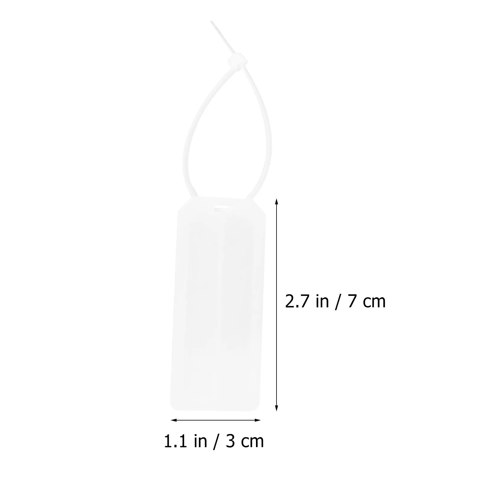 50Pcs Cable Labels Cord Identification Tags Smooth Surface Writable Cable Management Organizer for USB Ethernet Phone