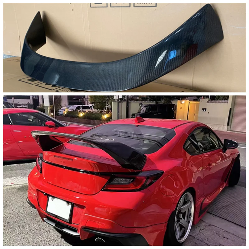 

MB стиль подходит для Toyota GR86 Subaru BRZ 2020 2021 2022 2023 высококачественный углеродное волокно и FPR праймер задний багажник губа спойлер крыло