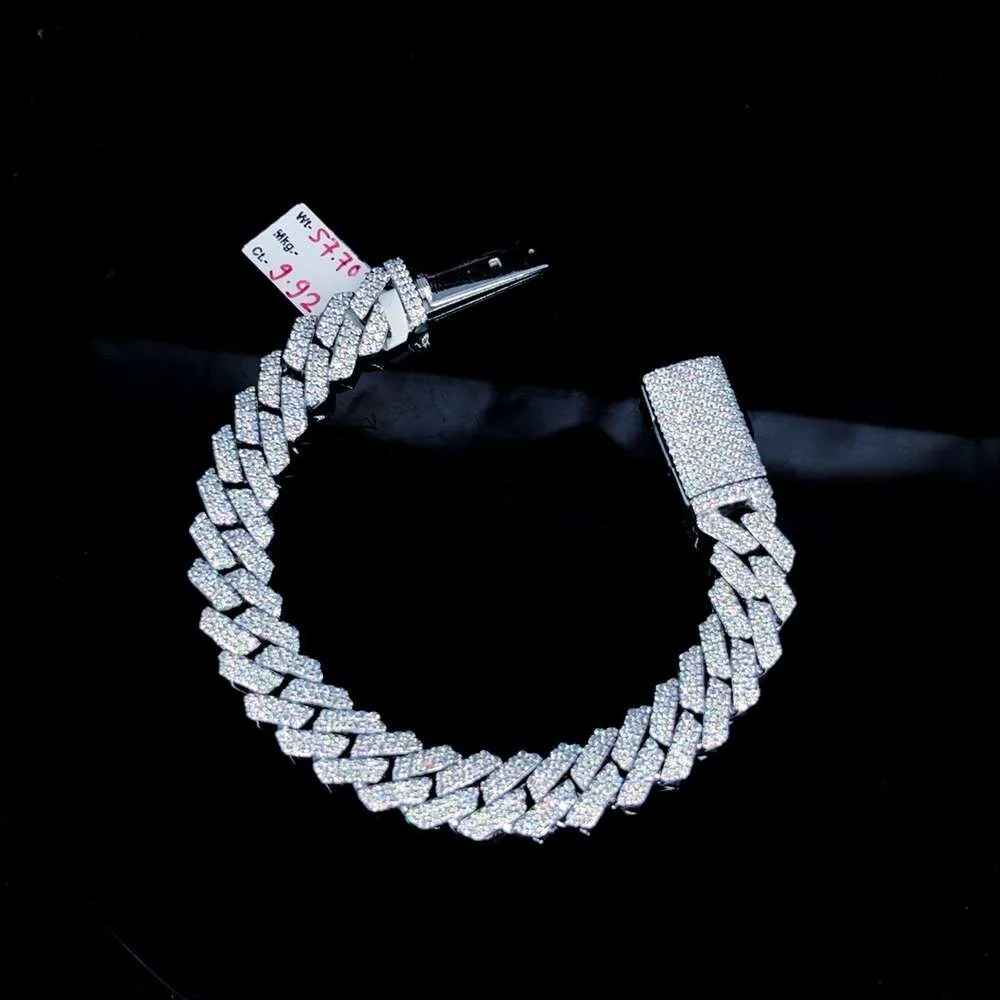 New Arrival Luxury Big Real Diamond Jewelry Geometric Pure Gold Bracelet Chain Fashion Famous Brand Bracelets Women.