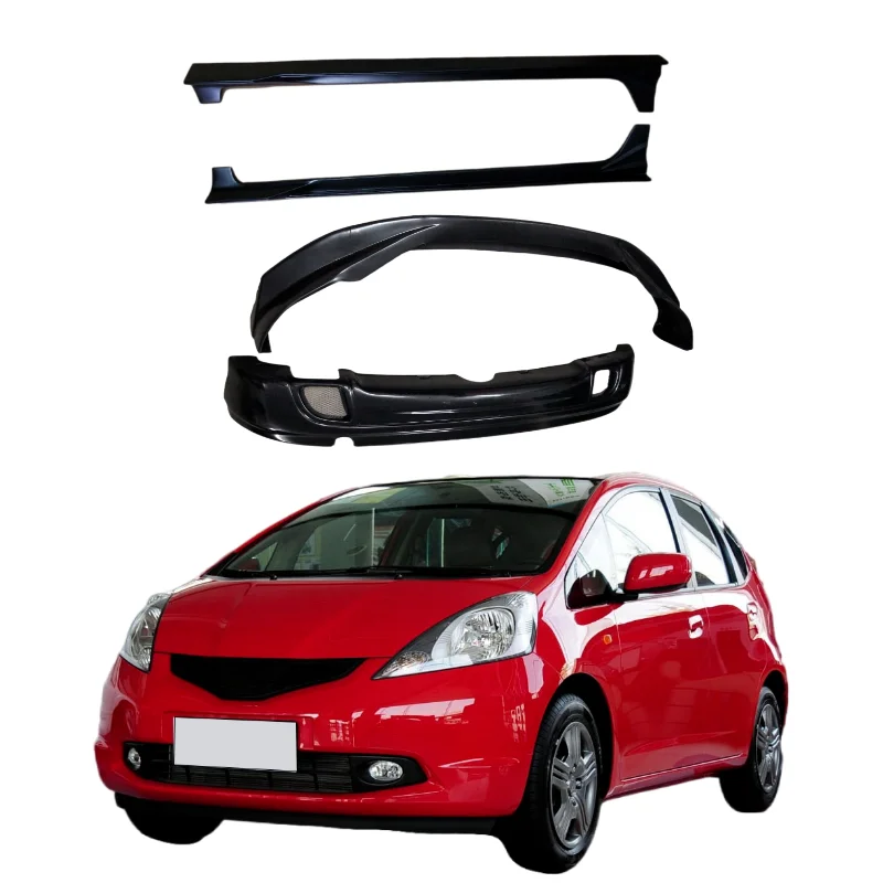 

Wide Body Kit For Honda Fit 2009 2010 2011 ,the Pp Auto Body Systems includes Front Bumper Lip,Rear Bumper Lip,Side Skirt