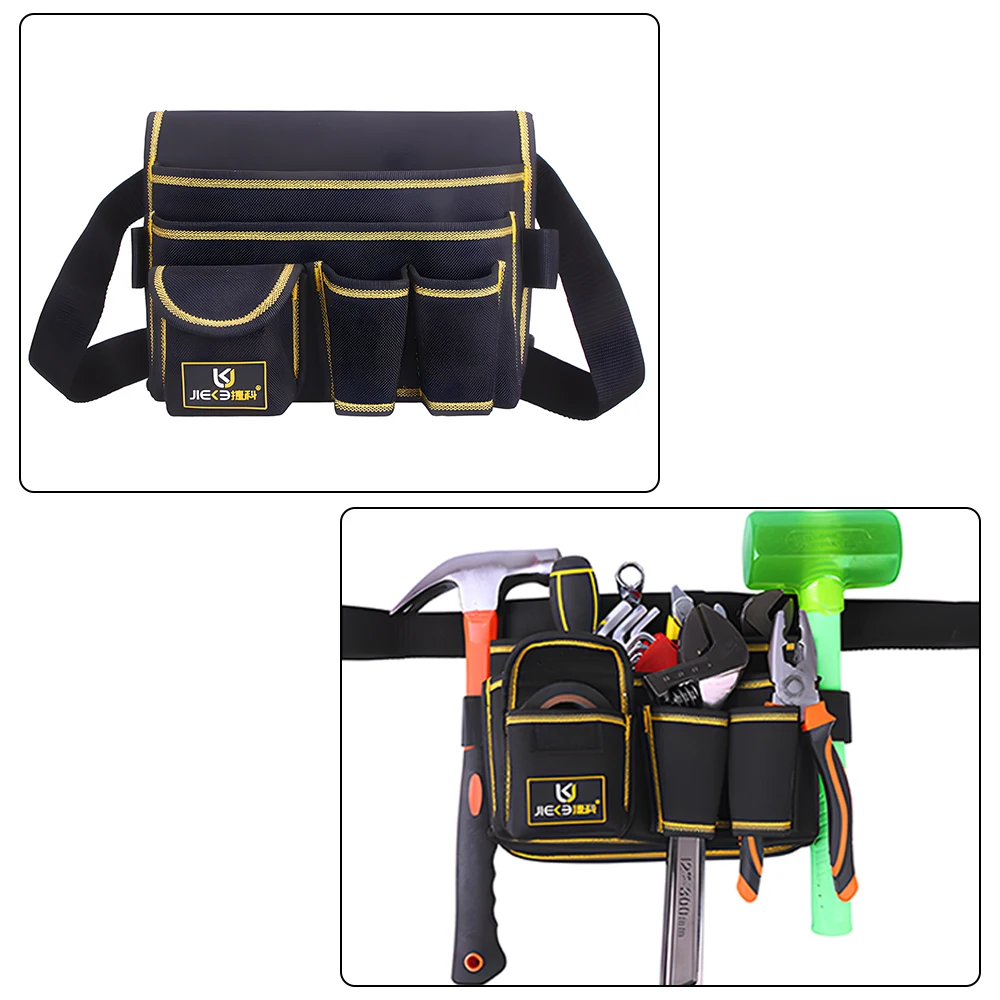 

Multi-function Waist Pack Repair Tool Storage Bag Oxford Cloth Wrench Pliers Storage Bag Hardware Tool Pocket