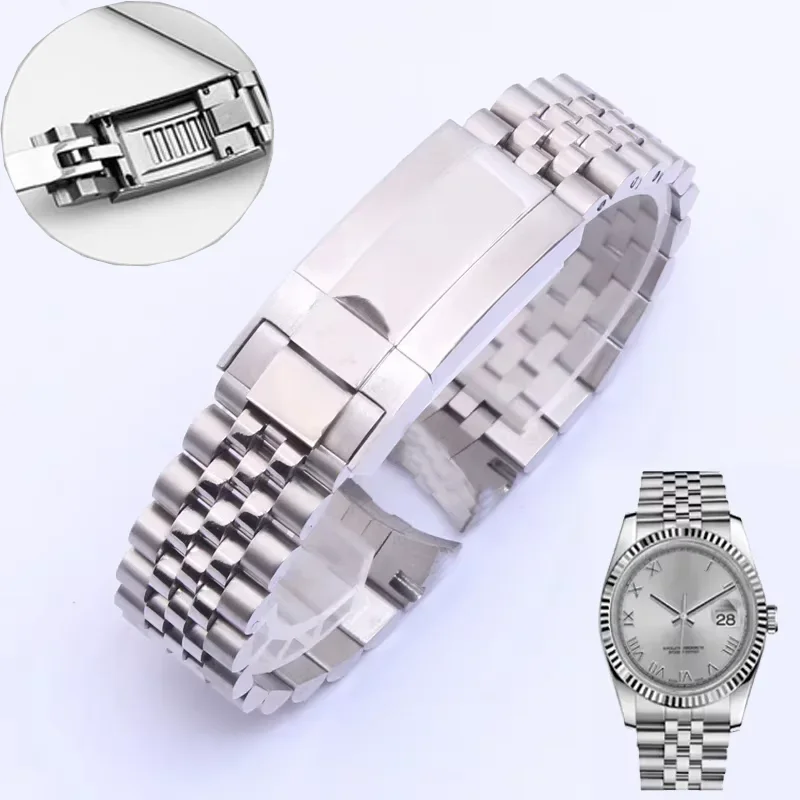 

904 Jubilee Watch Accessories For Rolex Sub GMT Yacht Daytona Watch Strap Luxury Bracelet Mod Parts Replacement Watch Band 20mm