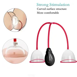 Auto Vacuum Suck Nipple Pump Breast Enlarger Vagina Clitoris Massager Stimulator Suction Cup Adult Sex Toy for Women Man Bdsm 18