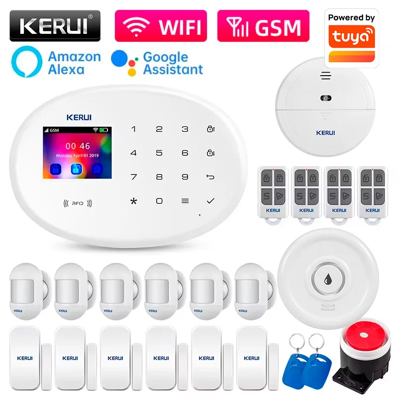 kerui-home-security-alarm-system-alexa-wifi-gsm-home-alarm-kit-works-with-tuya-smart-pir-detector-opening-door-sensor-burglar