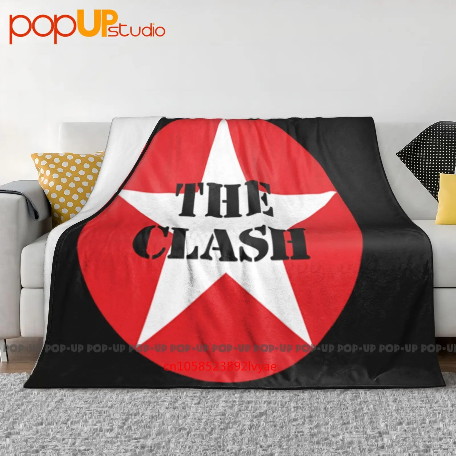 

Ультра-мягкое одеяло The Clash с логотипом Star, зимнее одеяло, чехлы на диван-кровать