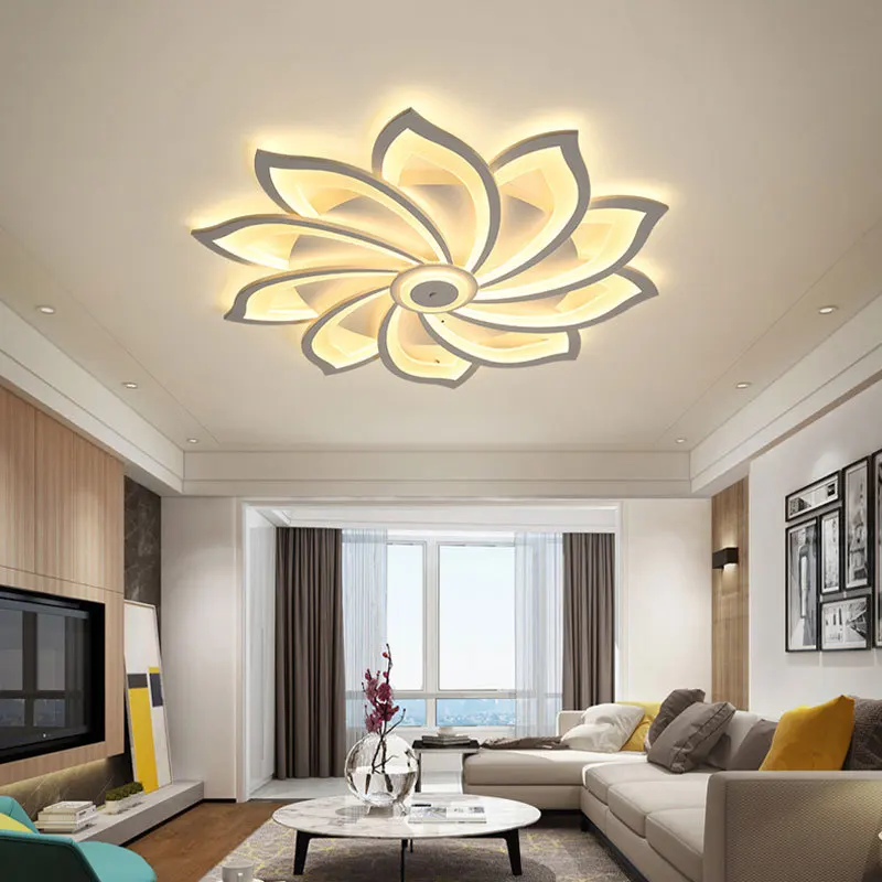 LED Sunflower-shaped Ceiling Light Bedroom Balcony Modern Minimalist Nordic Style Ceiling Lamp Suitable for Home Living Room