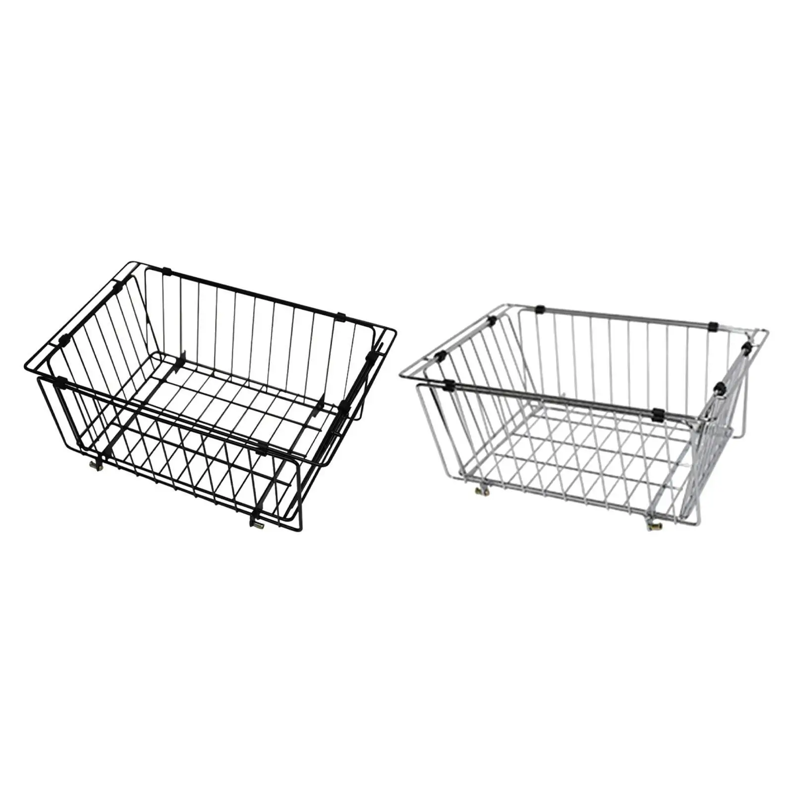 Wire Folding Basket Practical Large Capacity Rustproof Housewarming Gifts