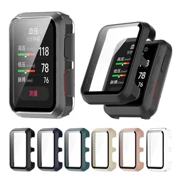 PC+Tempered Glass Protective Case For Huawei Watch D Full Screen Protector Shell Frame Bumper