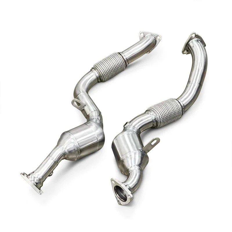 Pertains to Porsche Cayenne 957 3.6/4.8T 2006-2010 Exhaust Downpipe Automotive Exhaust Modification Fittings,Increased power