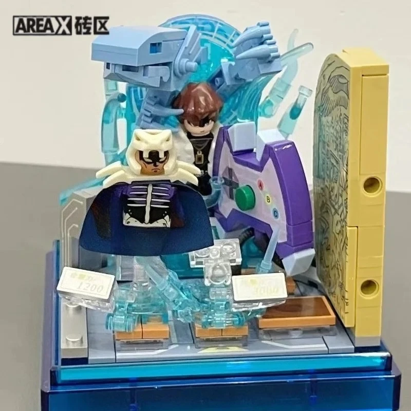 

Areax Yu-Gi-Oh! Series Building Blocks Boxes Model Ornaments Seto Kaiba Yugi Muto Small Granule Assembling Toys Collection Gifts