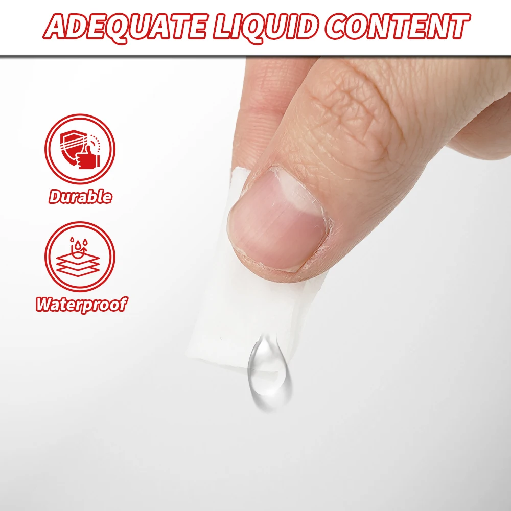 High Performance Adhesion Promoter Sheet Packaging for Plastic, Metal and Painted Surface, Enhancer of Acrylic Double Sided Tape