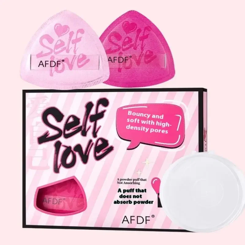 Soft Skin-Friendly Dual-Use Triangle Air Cushion Sponge Makeup Tool Set Compact Puff Sponge For Beauty Makeup